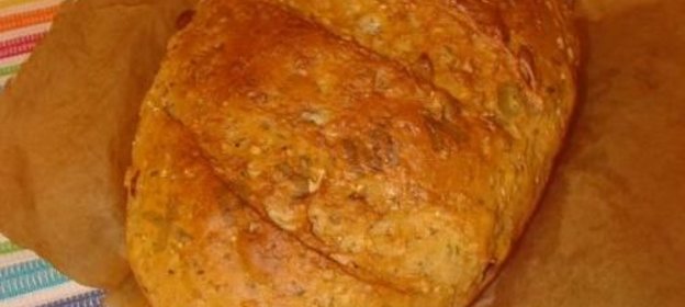 Хлеб с овсяными хлопьями