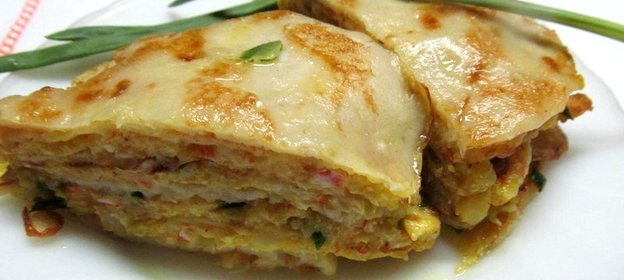 Мильфей из овощей