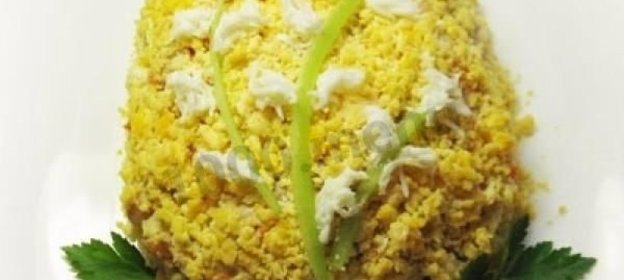 Салат Пасхальное яйцо