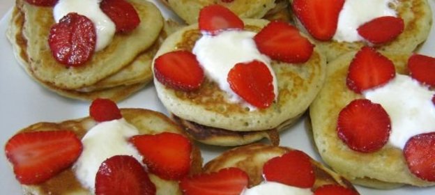 Оладьи с простоквашей