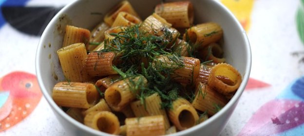 Жареные макароны