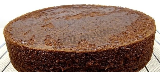 Шоколадный бисквит на кипятке