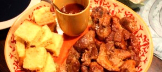 Свиные ребрышки в утятнице