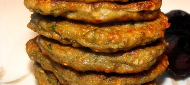 Оладьи из баклажана