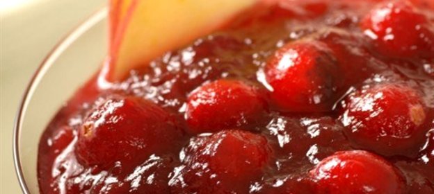 Клюквенно-яблочный соус