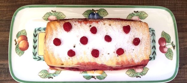 Малиновый кекс