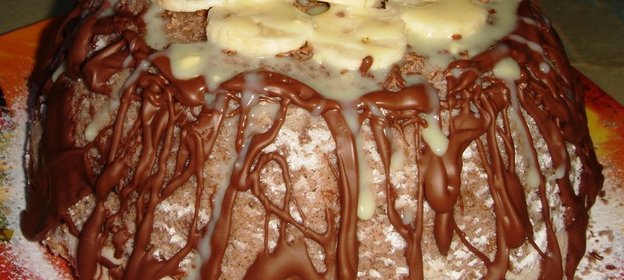 ТортикШоколадно-банановый купол