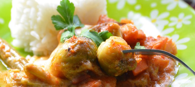 Овощи с брынзой