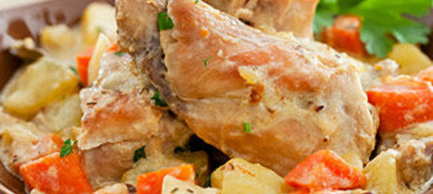 Кролик по-средиземноморски в мультиварке