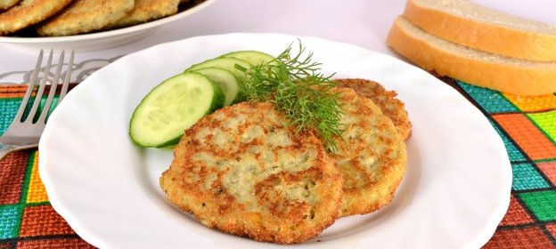 Рыбные оладьи с творогом