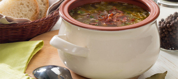 Щи с беконом