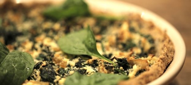 Запеканка с рикоттой и шпинатом