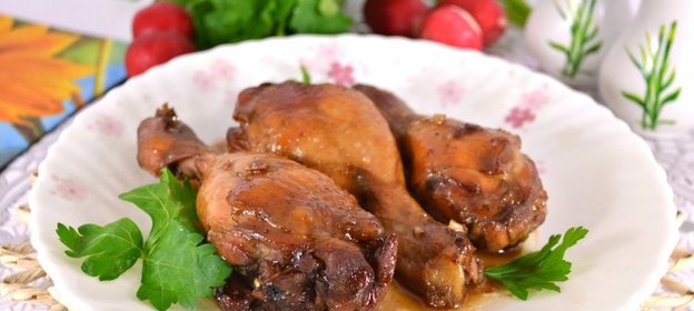 Куриные голени запеченные в кофейном маринаде