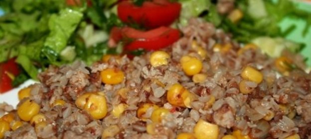 Гречка с кукурузой
