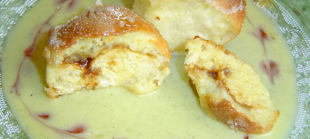 булочки с наполнителем, запечённые в сливках-Rohrnudeln