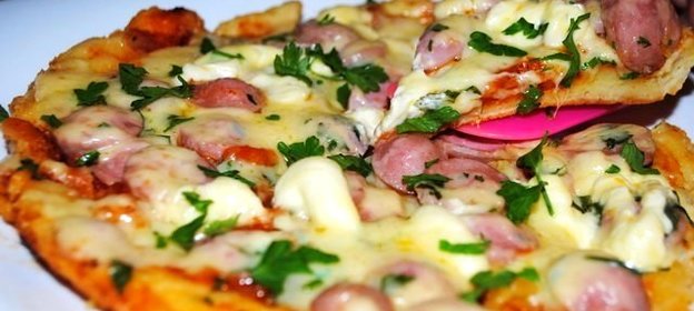 Быстрая пицца в мультиварке