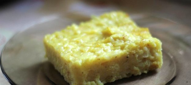 Рисовая запеканка с цветной капустой и сыром