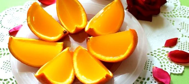 Желе «Апельсиновые дольки»
