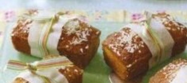 Лимонно-кокосовые кексы