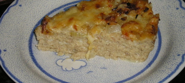 Запеканка из консервированной туны