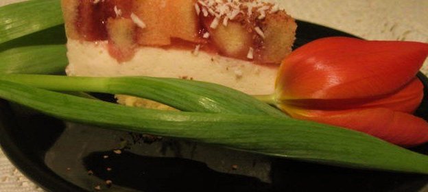 Торт бисквитно-желейный