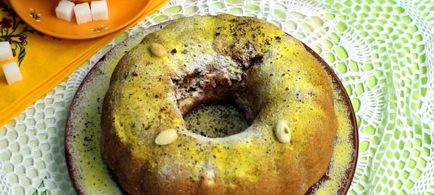 Кекс с цукини и шоколадом.