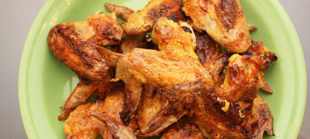 Куриные крылышки в медово-горчичном соусе