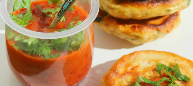 Быстрые закусочные оладьи в итальянском стиле