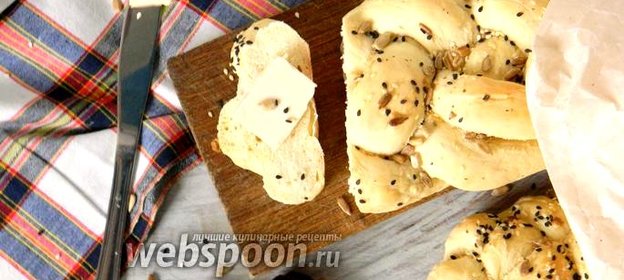 Французский батон с семечками