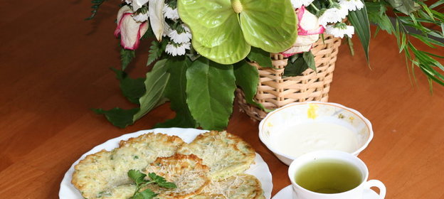 Оладьи с кабачками