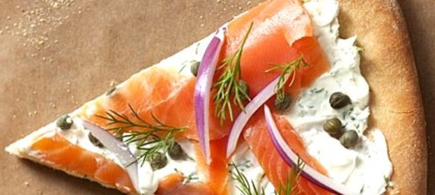 Пицца с рыбой