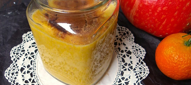 Бананово-тыквенный латте с цикорием