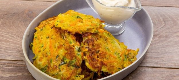 Овощные оладьи за 20 минут