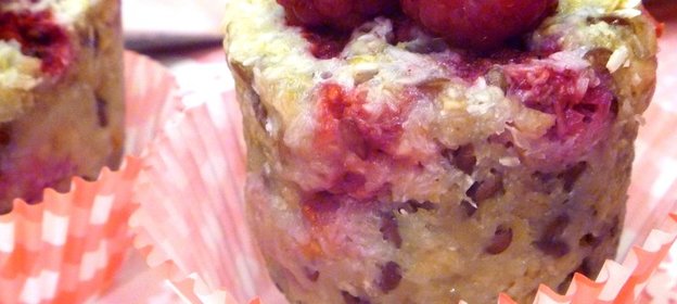 Кекс малиновый