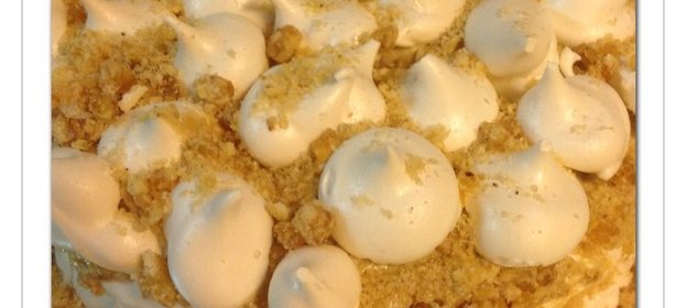 Торт-Безе с Кофейным Кремом