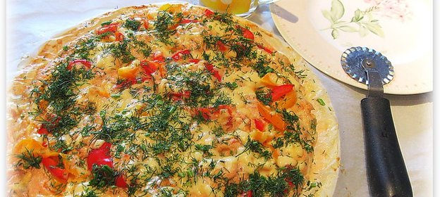 Пицца куриная