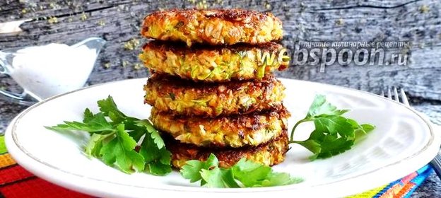 Оладьи из кабачков с морковью