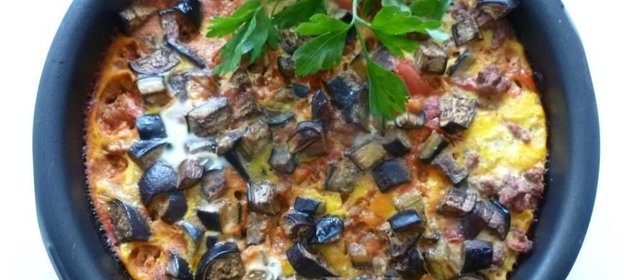 Запеканка из баклажанов с мясным фаршем