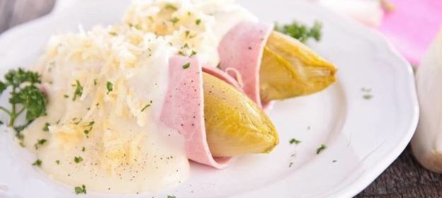 Цикорий с ветчиной