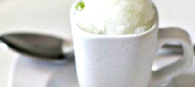 Гранита из лайма с фисташковым печеньем