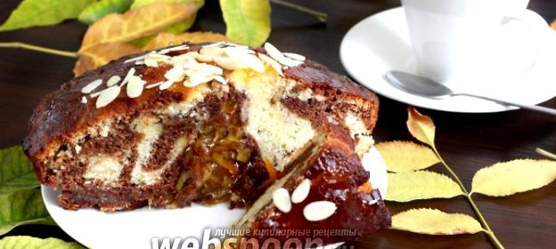 Кекс с апельсиновым джемом