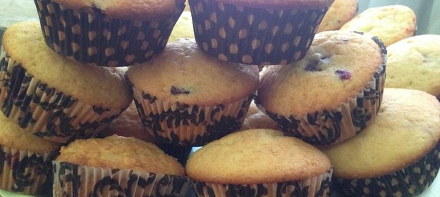 Кексики со смородиной