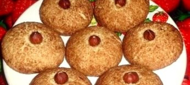 Песочное печенье с фундуком