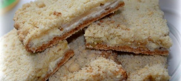 Печенье насыпное с творогом и грушей