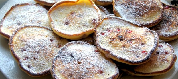 Оладьи с облепихой