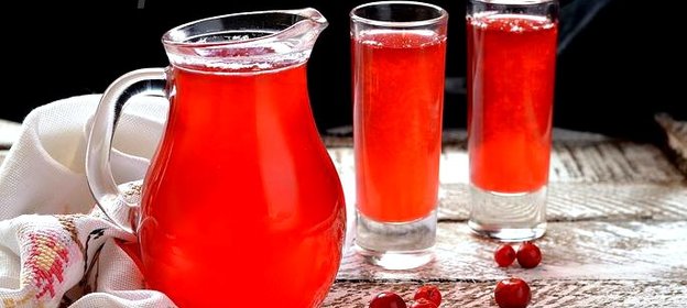 Морс из клюквы