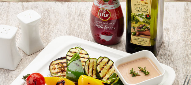 Стейк ферентино со сливочно - бальзамическим соусом