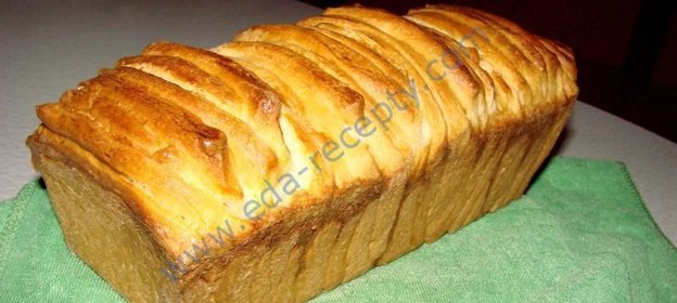 Итальянский молочный хлеб Аккордеон