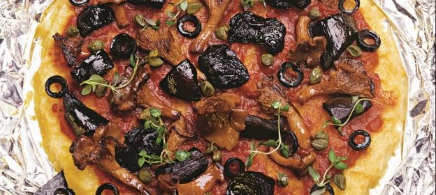 Полента-пицца