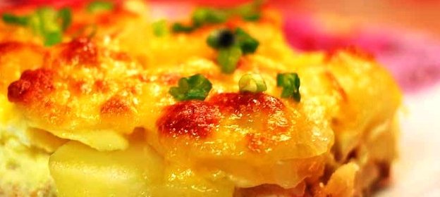 Картофельно-куриная запеканка